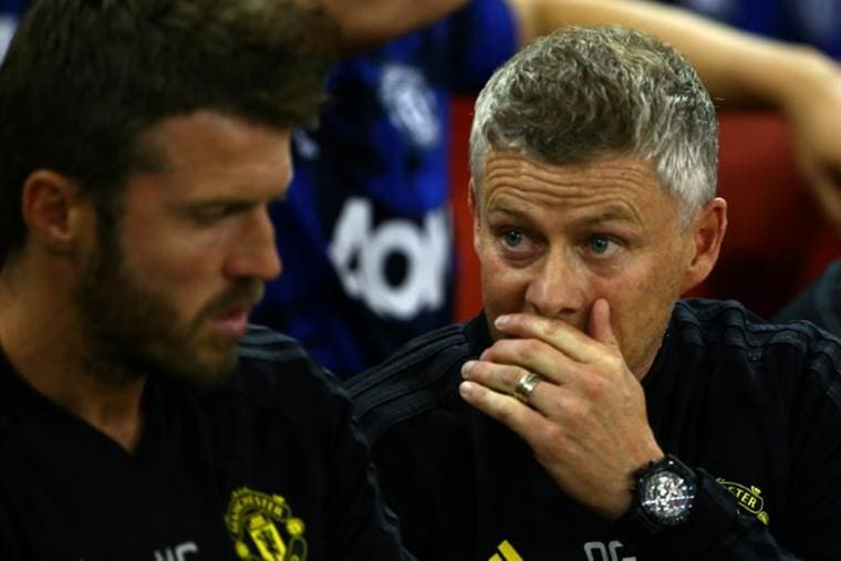 Ole Gunnar Solskjaer. AFP