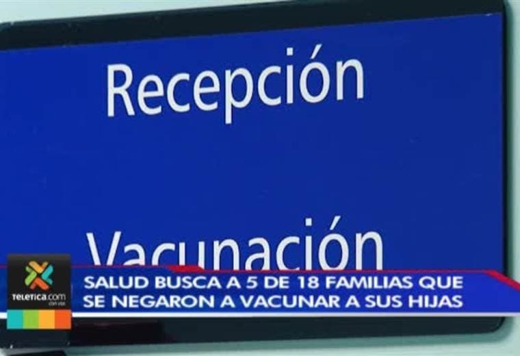 Direcciones y números falsos impiden vacunar a niñas contra papiloma