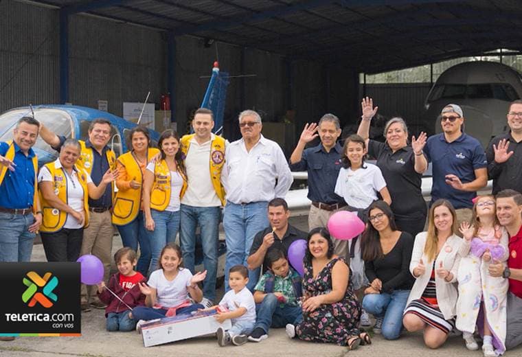 Dos niños con cáncer cumplieron el sueño de poder volar