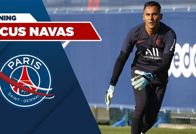 Primer entrenamiento de Keylor Navas | PSG Inside