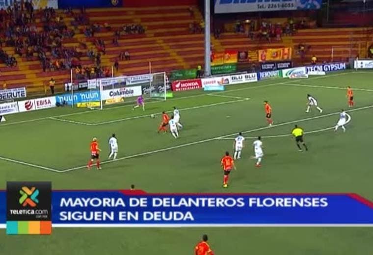 Mayoría de delanteros del Herediano siguen en deuda