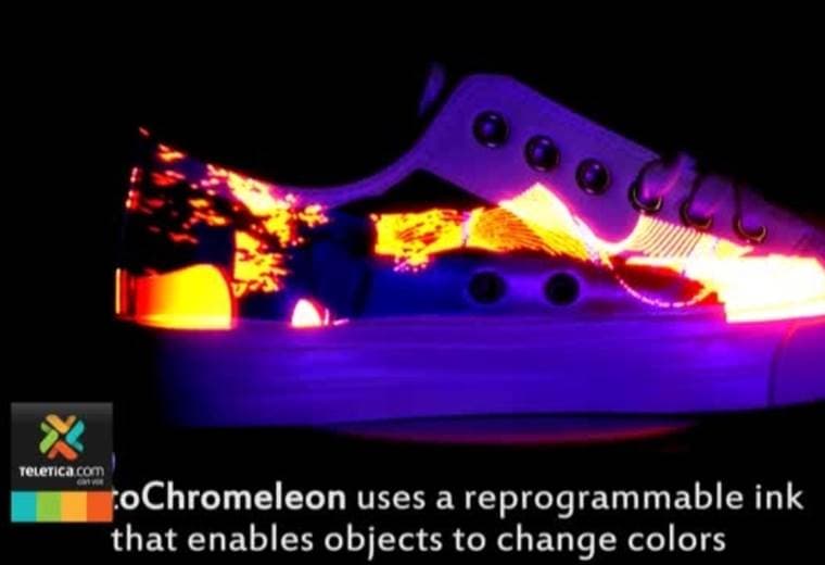 Crean tinta que puede cambiar de color y de patrón cuando es expuesta a la luz