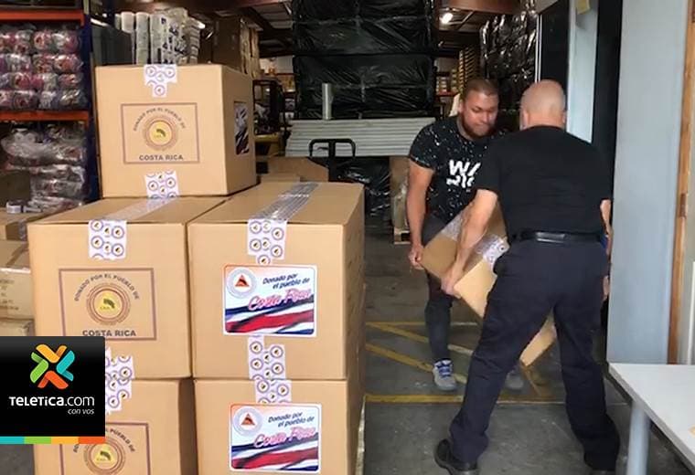 Costa Rica enviará suministros para ayudar a afectados por huracán Dorian