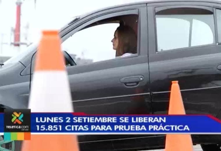 Este lunes educación vial habilitará casi 16 mil espacios para realizar la prueba práctica de manejo
