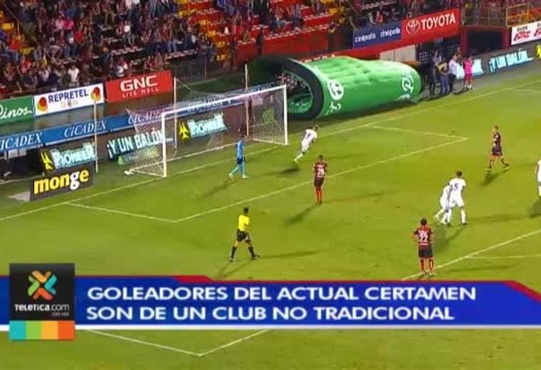 Goleadores del actual certamen no son de clubes tradicionales