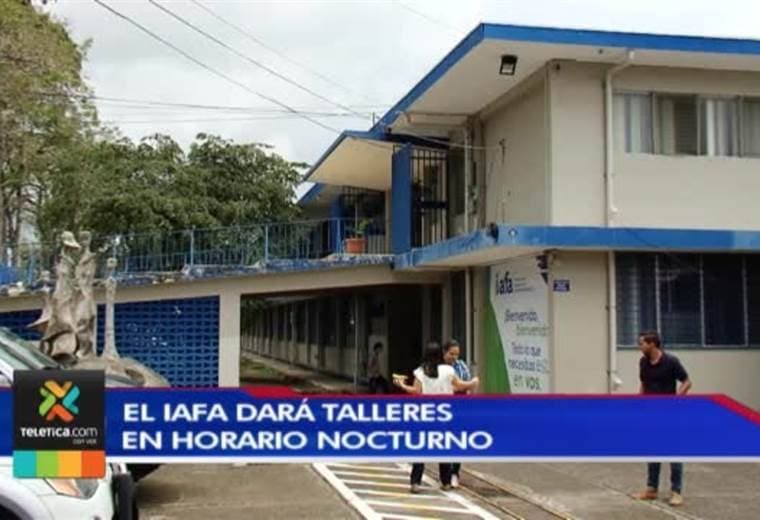 IAFA dará talleres nocturnos a familias de personas con problemas de drogas y alcohol