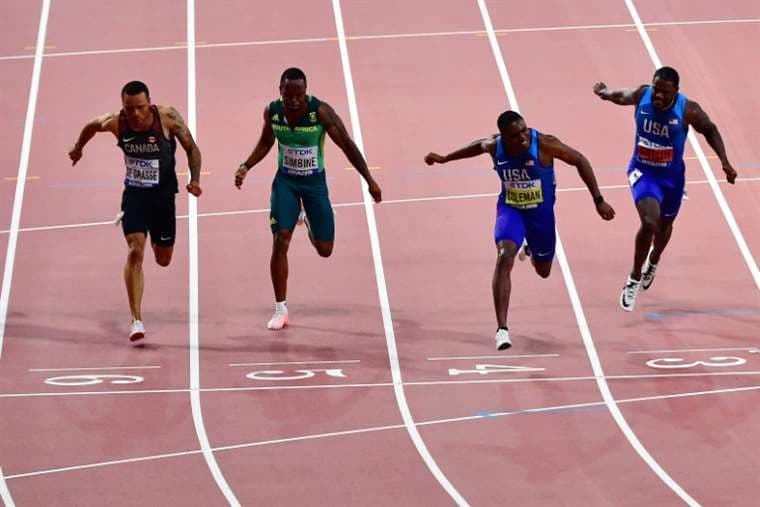 Christian Coleman ganó los 100 metros en el Mundial de atletismo en Doha | AFP