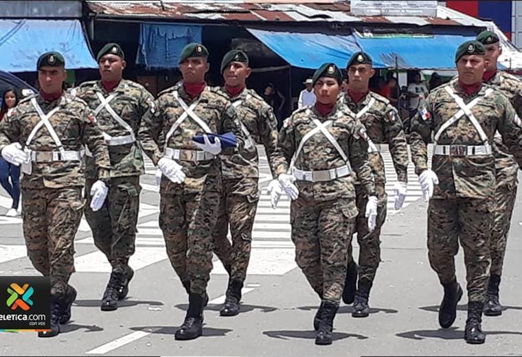Panamá realiza acto protocolario de cambio de banderas con Fuerza Pública de Costa Rica