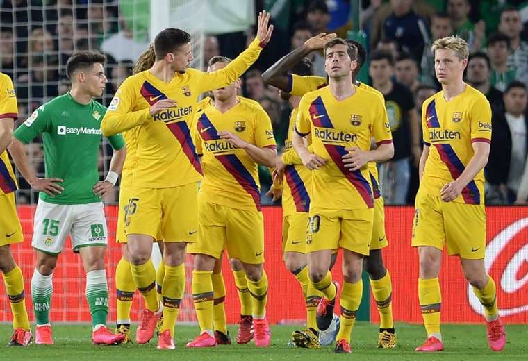 Clement Lenglet del Barcelona. AFP