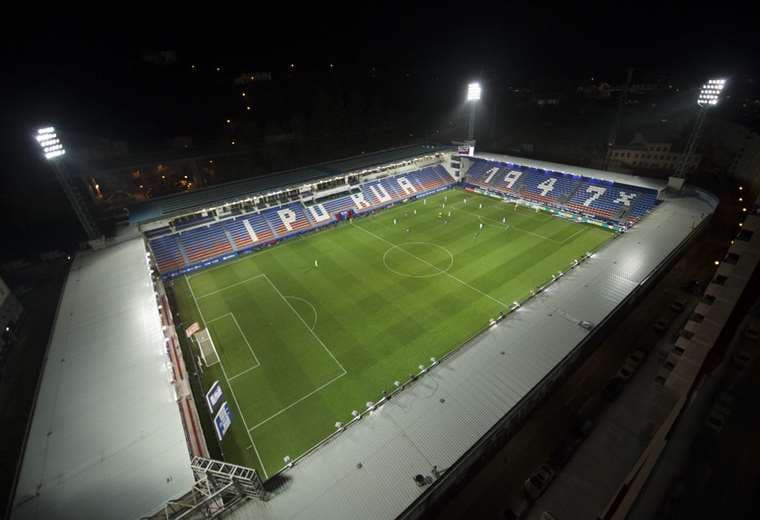Estadio del Eibar. AFP