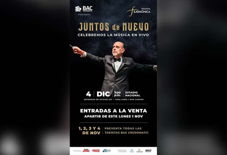 Filarmónica hará su primer concierto masivo desde que inició la pandemia