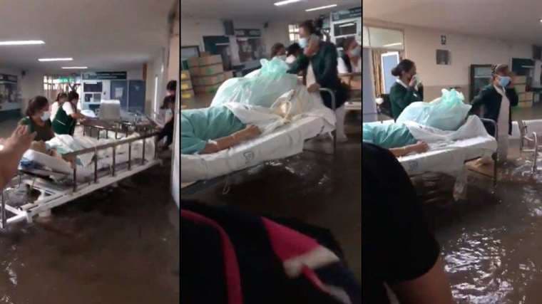 Mueren 16 pacientes en hospital de México inundado por lluvias