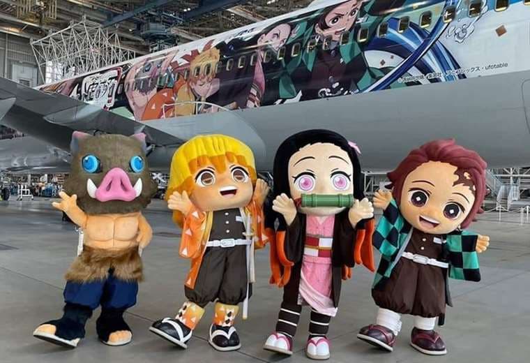 Vuela alto y libre de demonios: Kimetsu no Yaiba (Demon Slayer) ya tiene su propio avión