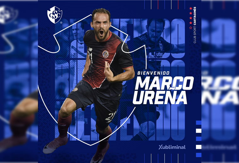 Marco Ureña es nuevo jugador de Cartaginés.