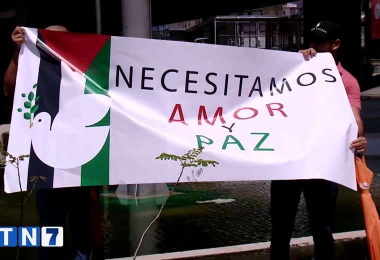 San José fue escenario de movimientos por la paz en apoyo a Israel y Palestina
