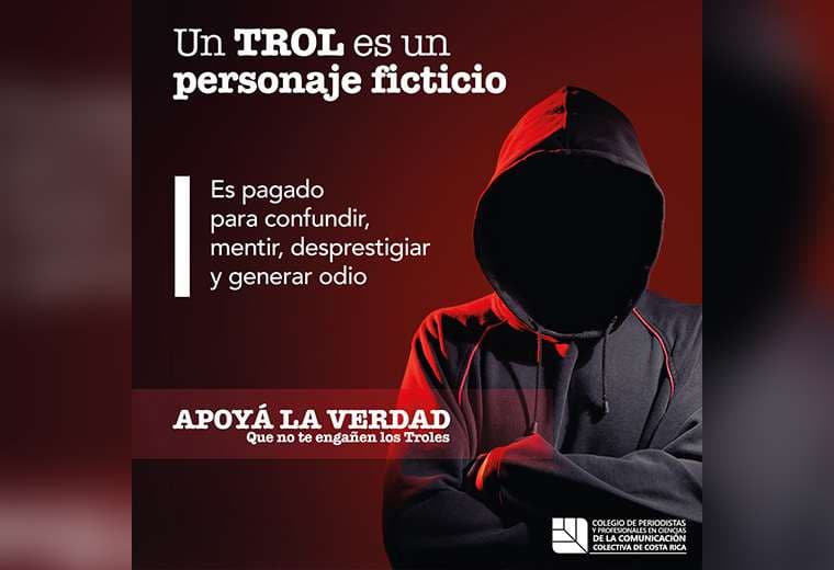 Campaña del Colper enseñará a las personas a identificar a un trol