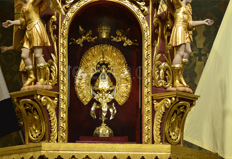 Basílica resguarda imagen de la Virgen de los Ángeles tras amenaza de bomba