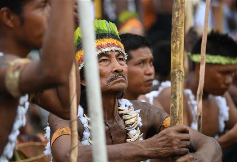 Indígenas en Colombia. AFP