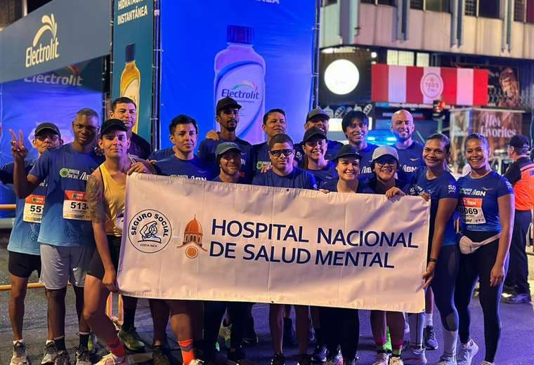 Ocho pacientes del Hospital Nacional de Salud Mental corrieron Maratón de San José