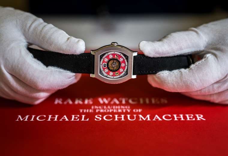 Relojes de Michael Schumacher vendidos en subasta por más de $4 millones