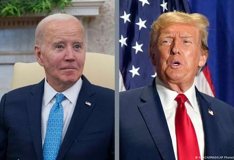 Trump y Biden intercambian ataques en eventos de campaña