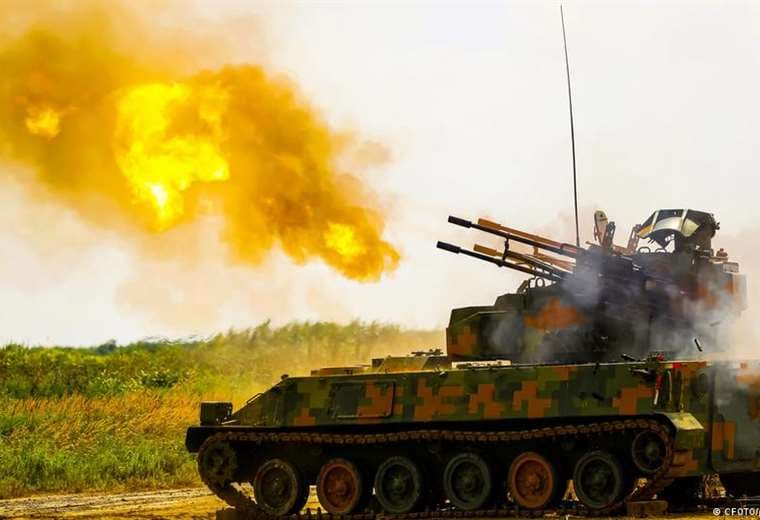 China inicia ejercicios militares "alrededor de" Taiwán