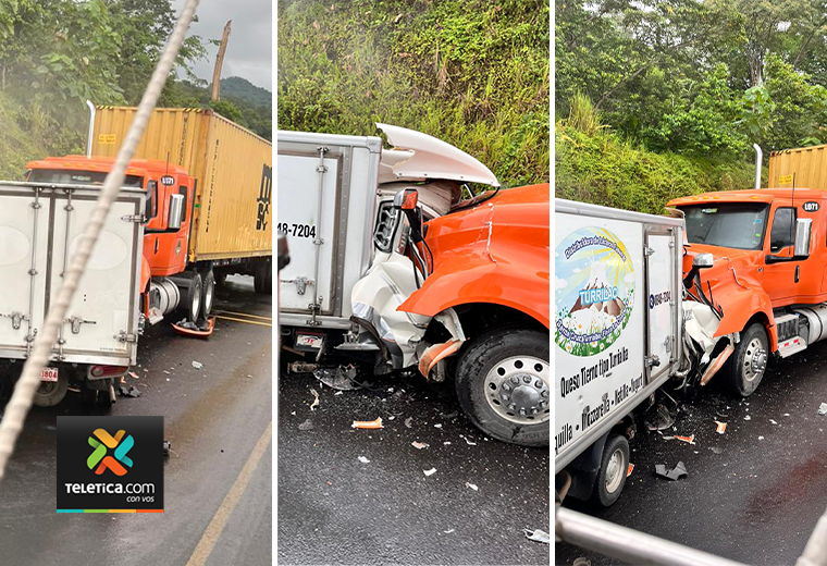 Chofer de camión muere tras choque frontal contra tráiler en Ruta 32