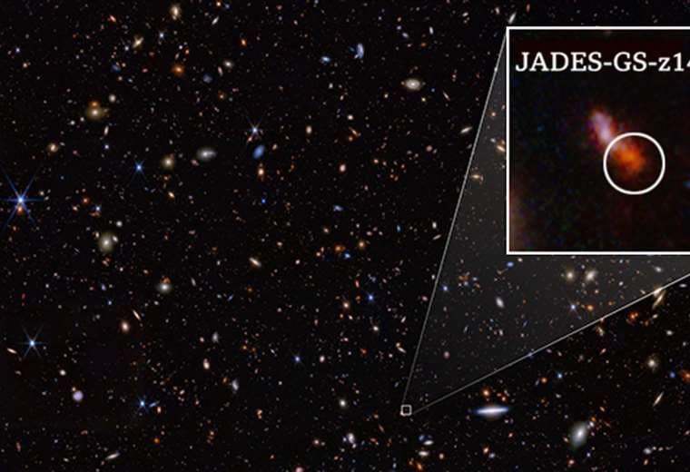 Cómo detectó telescopio espacial James Webb la galaxia más cercana al origen del universo