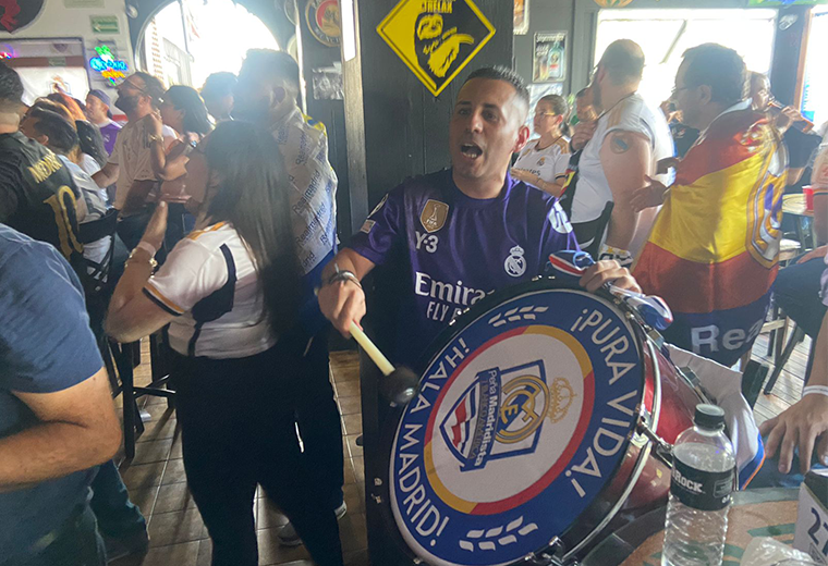 Así celebraron los aficionados del Real Madrid en Costa Rica