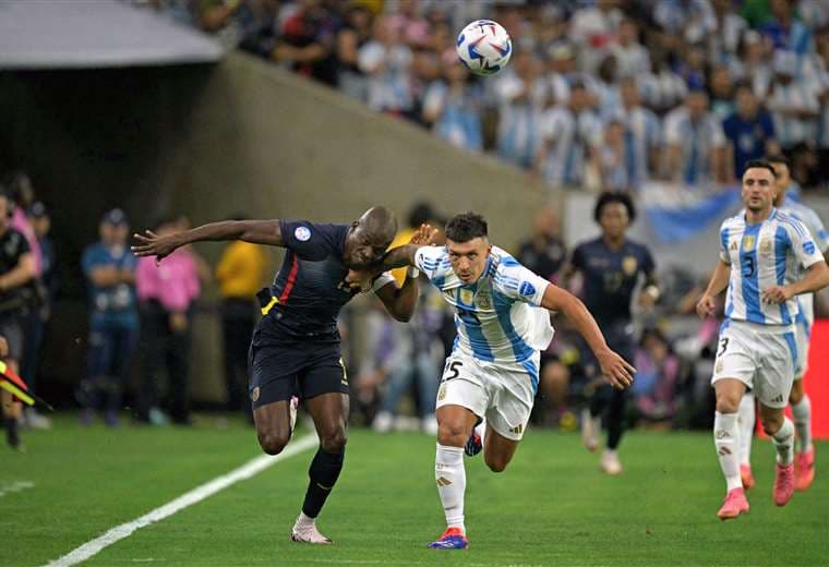 Argentina vs. Ecuador.