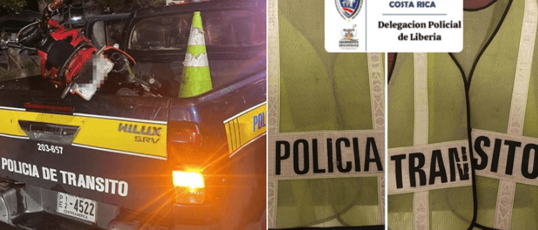 Arrestan a quinceañero en moto, sin licencia y vestido de policía de Tránsito