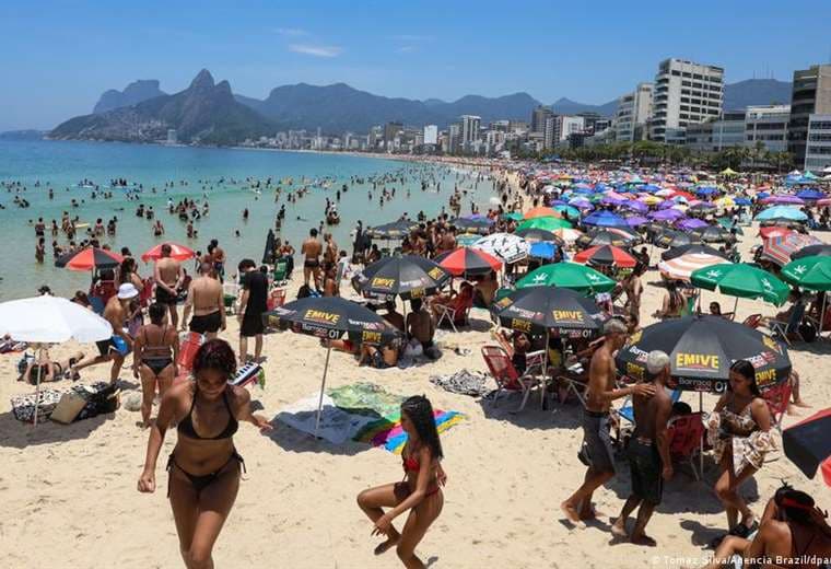 Alerta roja en São Paulo y Río de Janeiro por ola de calor