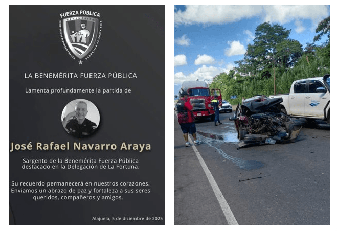 Policía, con 35 años de servicio y recién casado, es la víctima de mortal accidente en San Carlos