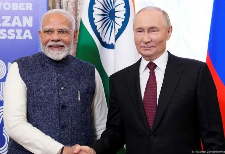Rusia defiende como prioritaria asociación estratégica con India tras sanciones de EE. UU.