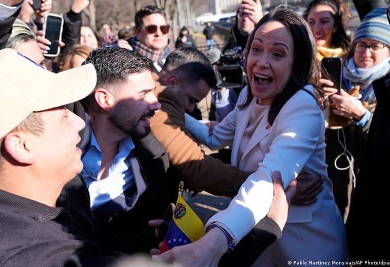 Trump recibe en la Casa Blanca a líder opositora venezolana María Corina Machado