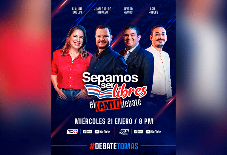 ‘El Antidebate’ juntará a cuatro candidatos en una mesa sin moderadores ni guiones