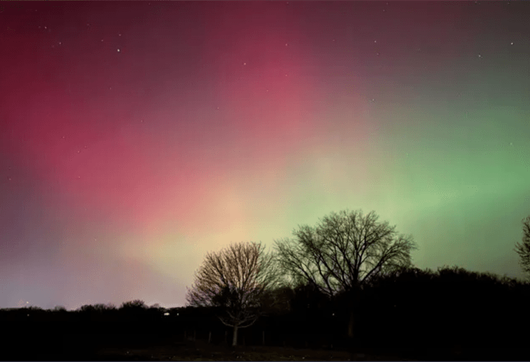 Auroras boreales se verán en el centro de EE. UU. por tormenta geomagnética