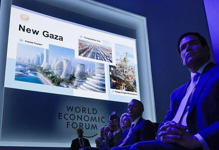 El polémico plan para construir “Nueva Gaza” con rascacielos que presentó EE. UU. en Davos