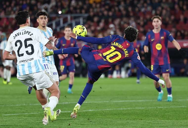 Vea aquí el golazo de Yamal en goleada del Barcelona