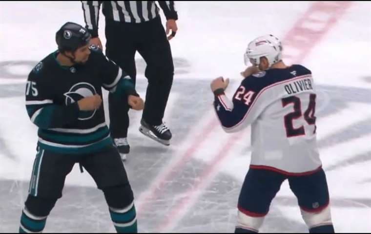 Video: Apenas inicia y ya podríamos tener pelea del año en el hockey de la NHL