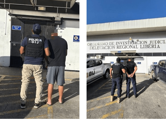 Caen dos policías sospechosos de robar bienes y alterar escena de crimen en Playas del Coco