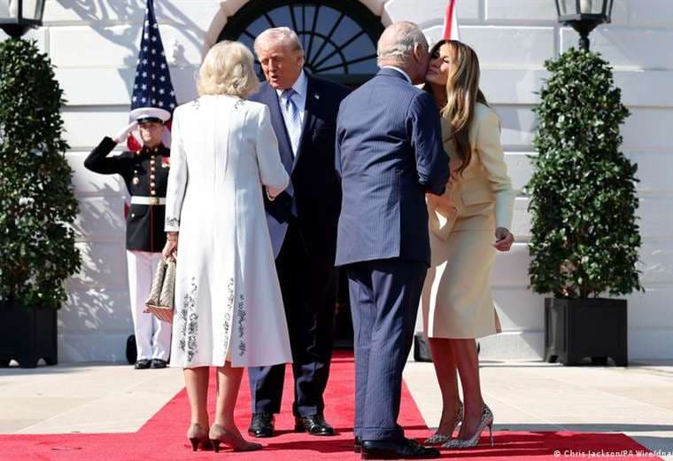 Trump recibe a Carlos III y Camila para tomar el té en la Casa Blanca