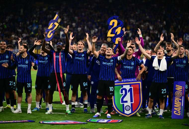 Inter de Milán conquista su título 21 de campeón de la liga italiana