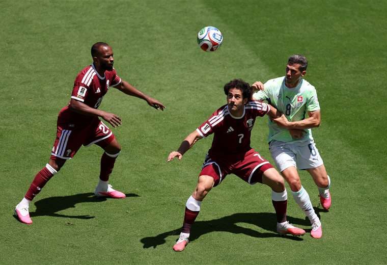 Catar le arrancó un empate a Suiza sobre la hora