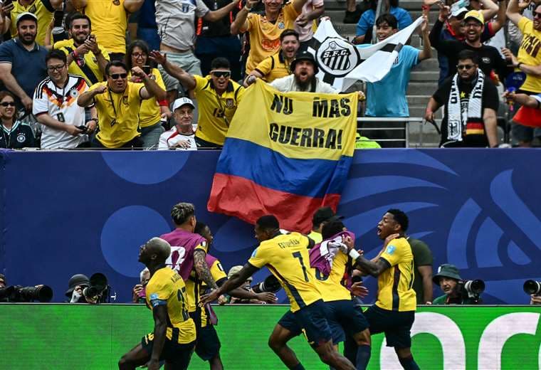 Ecuador vence a Alemania y logra la gesta del boleto