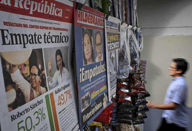 Balotaje en Perú: Roberto Sánchez pasa al frente por menos de 6 mil votos
