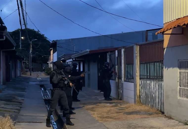PCD realiza allanamientos para desarticular bandas ligadas a la venta de drogas en Heredia
