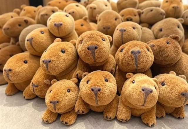 ¡Peluches de capibaras invaden San José! ¿Por qué son tan populares ...