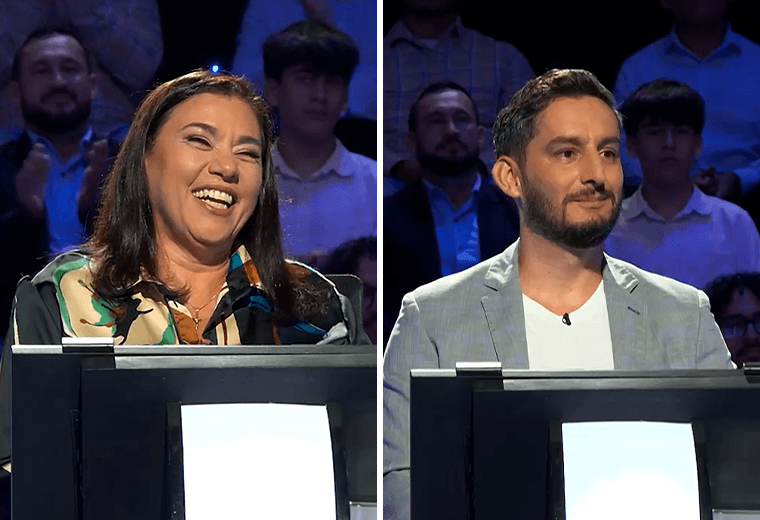 Las risas de Milena y los nervios de Yeiner marcaron ¿Quién quiere ser millonario?
