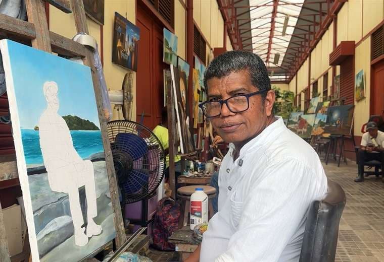 El pintor limonense que conquistó al Vaticano con sus obras de arte
